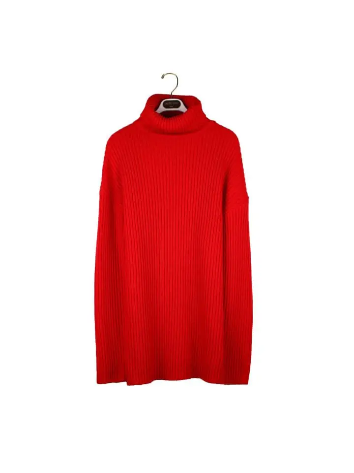 Paper Moon - Korean Women Fashion - #womensfashion - turtle neck ribbed knit mini dress - 6