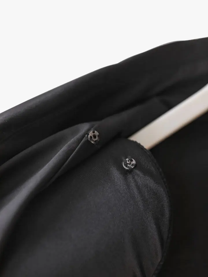 Paper Moon - Korean Women Fashion - #womensfashion - LUX shoulder pad cropped button down shirt - 8