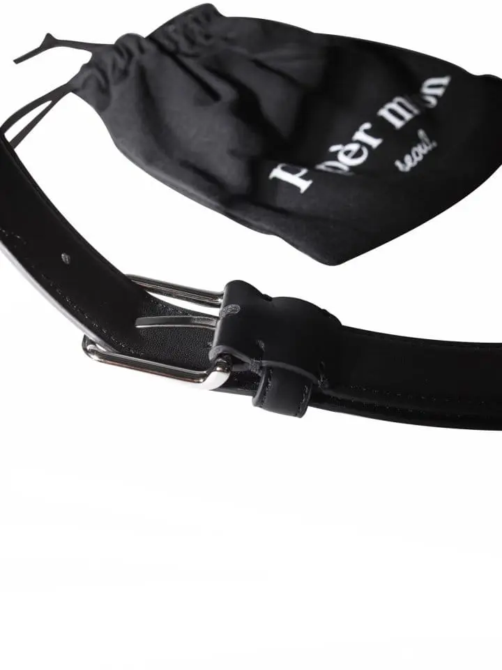 Paper Moon - Korean Women Fashion - #womensfashion - classic buckle leather belt - 9