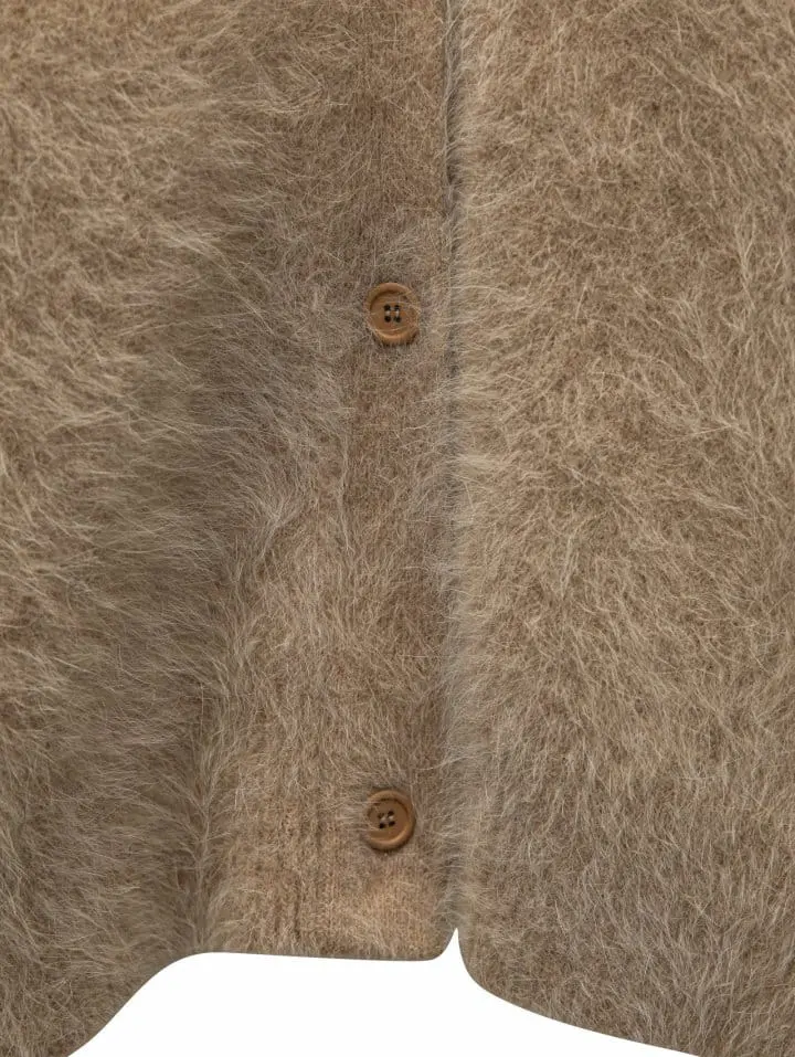 Paper Moon - Korean Women Fashion - #womensfashion - LUX mink angora oversized knit cardigan - 8