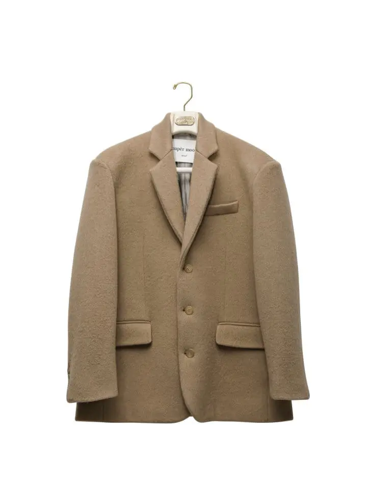 Paper Moon - Korean Women Fashion - #womensfashion - LUX camel blend wool oversized single blazer - 7
