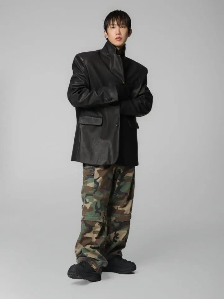 Paper Moon - Korean Women Fashion - #womensfashion - oversized washed full up leather blazer