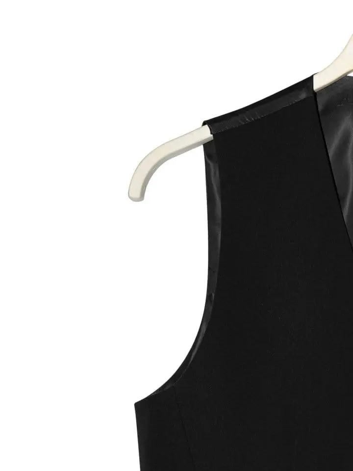 Paper Moon - Korean Women Fashion - #womensfashion - five button down tailored suit vest - 7