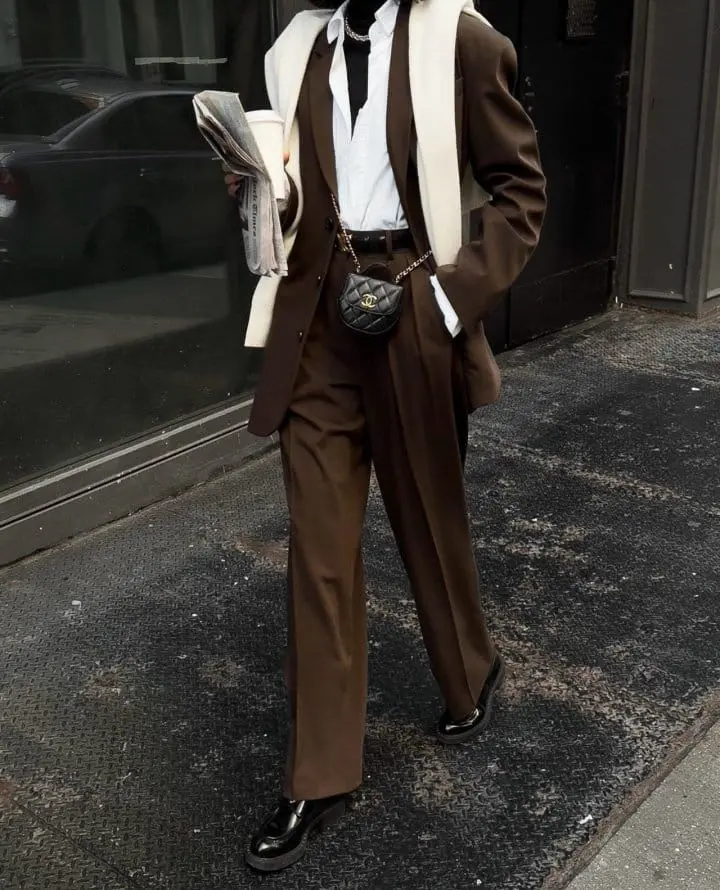 Paper Moon - Korean Women Fashion - #womensfashion - oversized three button single blazer - 2