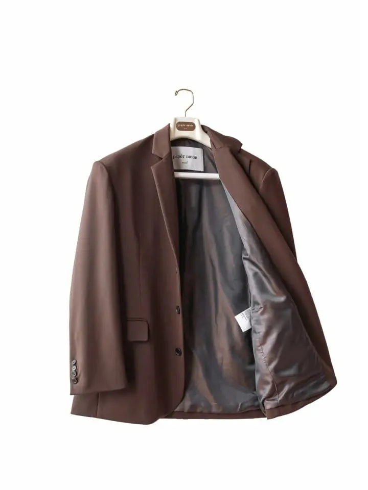 Paper Moon - Korean Women Fashion - #womensfashion - oversized three button single blazer - 6