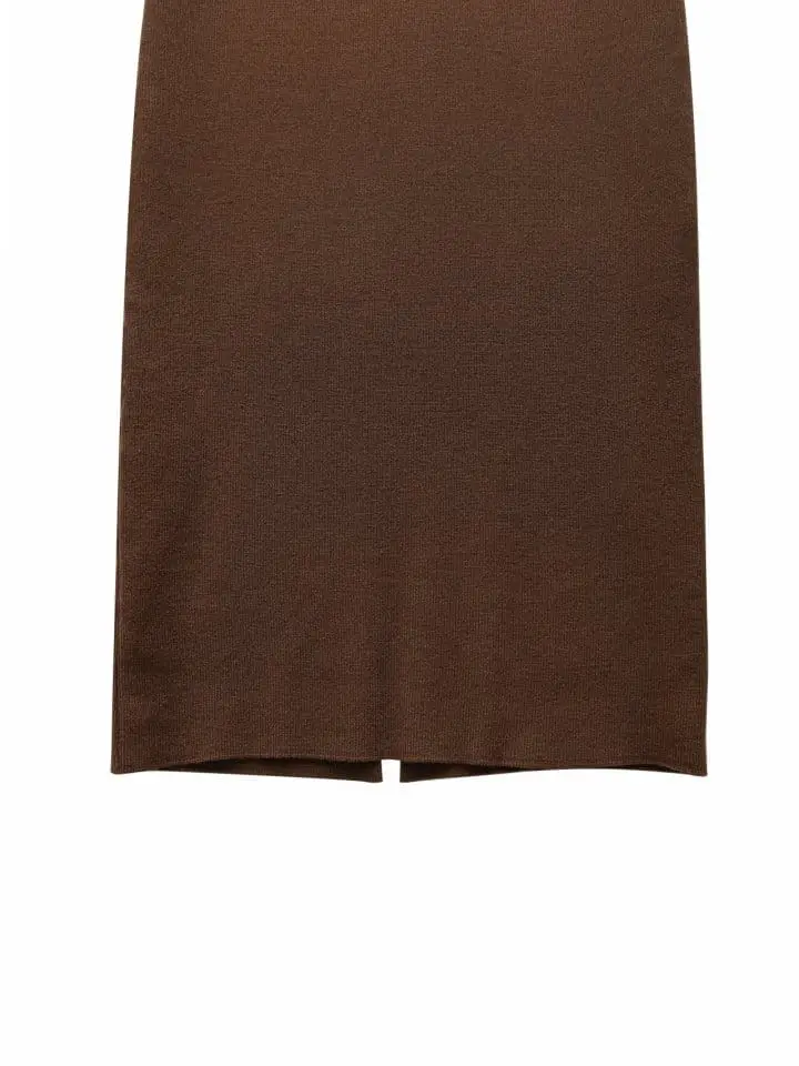 Paper Moon - Korean Women Fashion - #womensfashion - half high neck sleeveless knit dress - 8