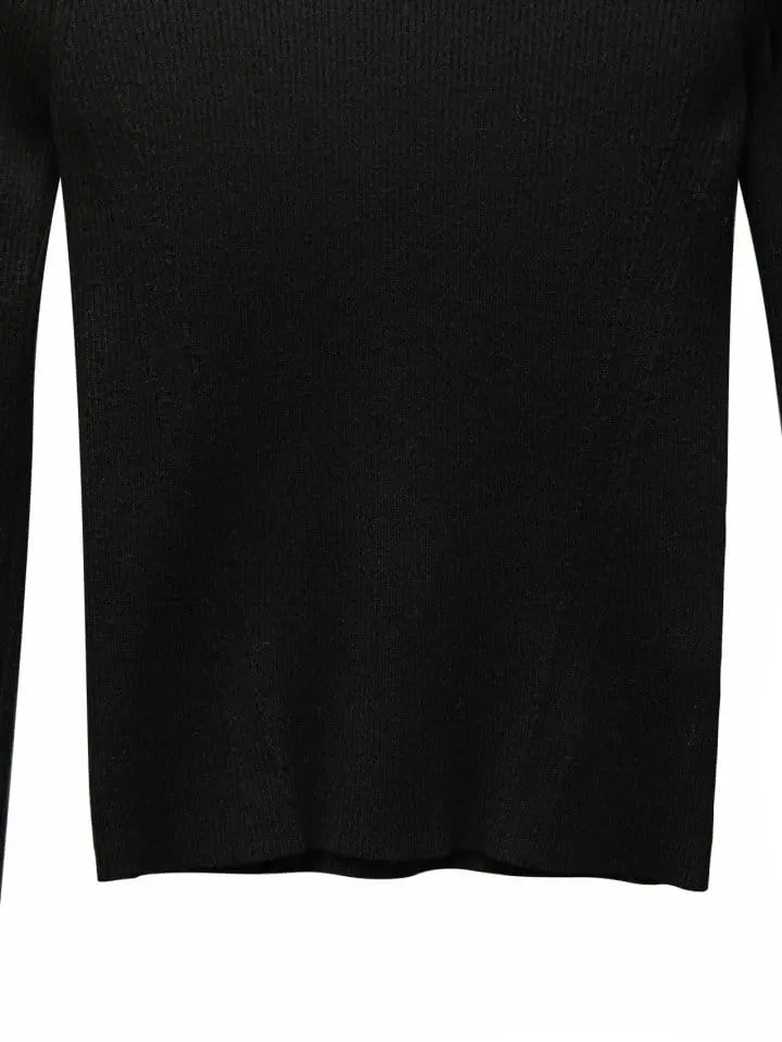 Paper Moon - Korean Women Fashion - #womensfashion - turtleneck ribbed knit top - 11