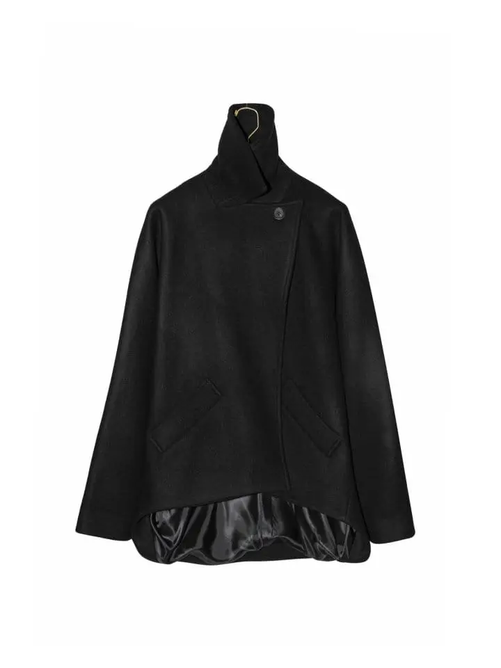Paper Moon - Korean Women Fashion - #womensfashion - LUX oversized wool cocoon pea coat - 9