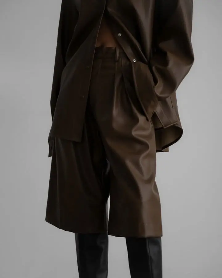 Paper Moon - Korean Women Fashion - #womensfashion - L Bermuda Shorts Pants - 2