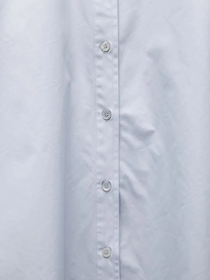 Paper Moon - Korean Women Fashion - #womensfashion - Swing Collar Button Down Shirt  - 11