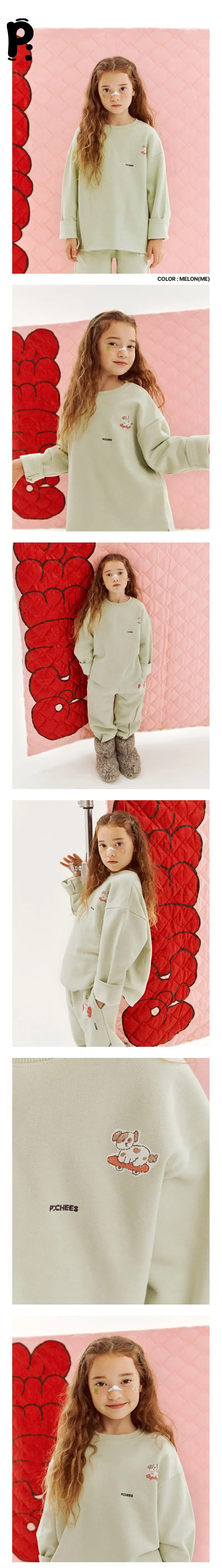 Peach-Cream - Korean Junior Fashion - #kidsstore - House Swea Shirt