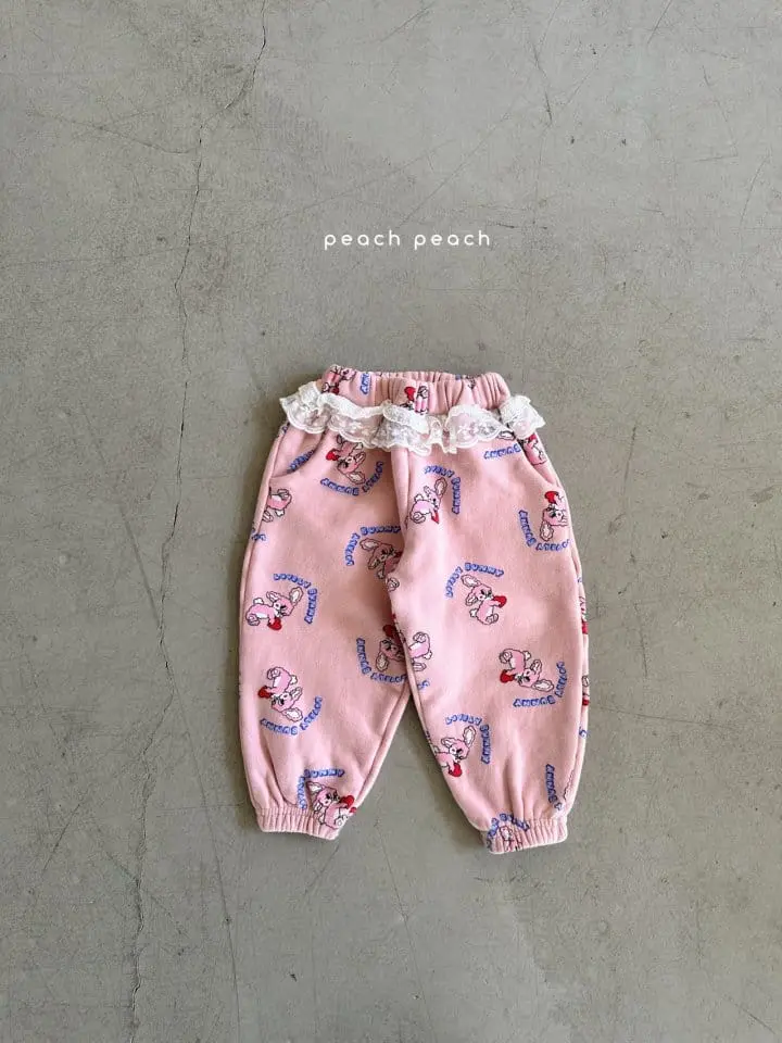 Peachpeach - Korean Children Fashion - #childofig - Rabbit Lace Pants - 3