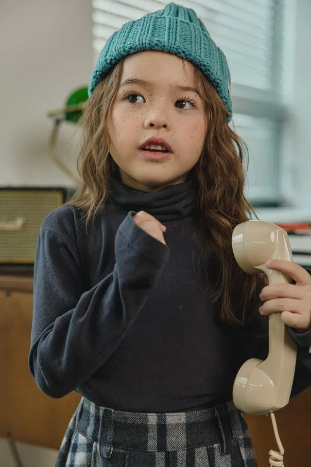 Peanut - Korean Children Fashion - #discoveringself - Finger High Turtleneck - 11