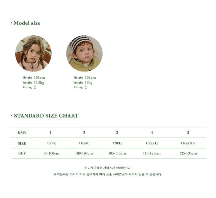 Peanut - Korean Children Fashion - #kidzfashiontrend - Cloud Half Zip-up - 2