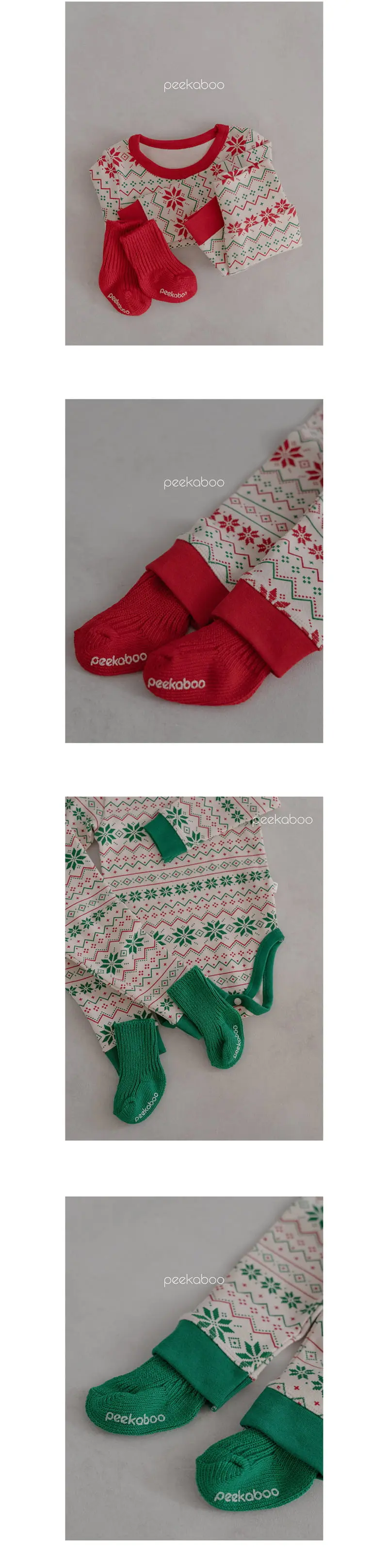 Peekaboo - Korean Children Fashion - #littlefashionista - Happy Socks Set - 3