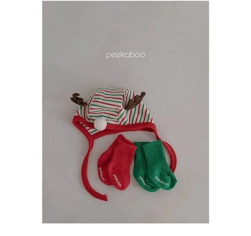 Peekaboo - Korean Children Fashion - #littlefashionista - Happy Socks Set - 4