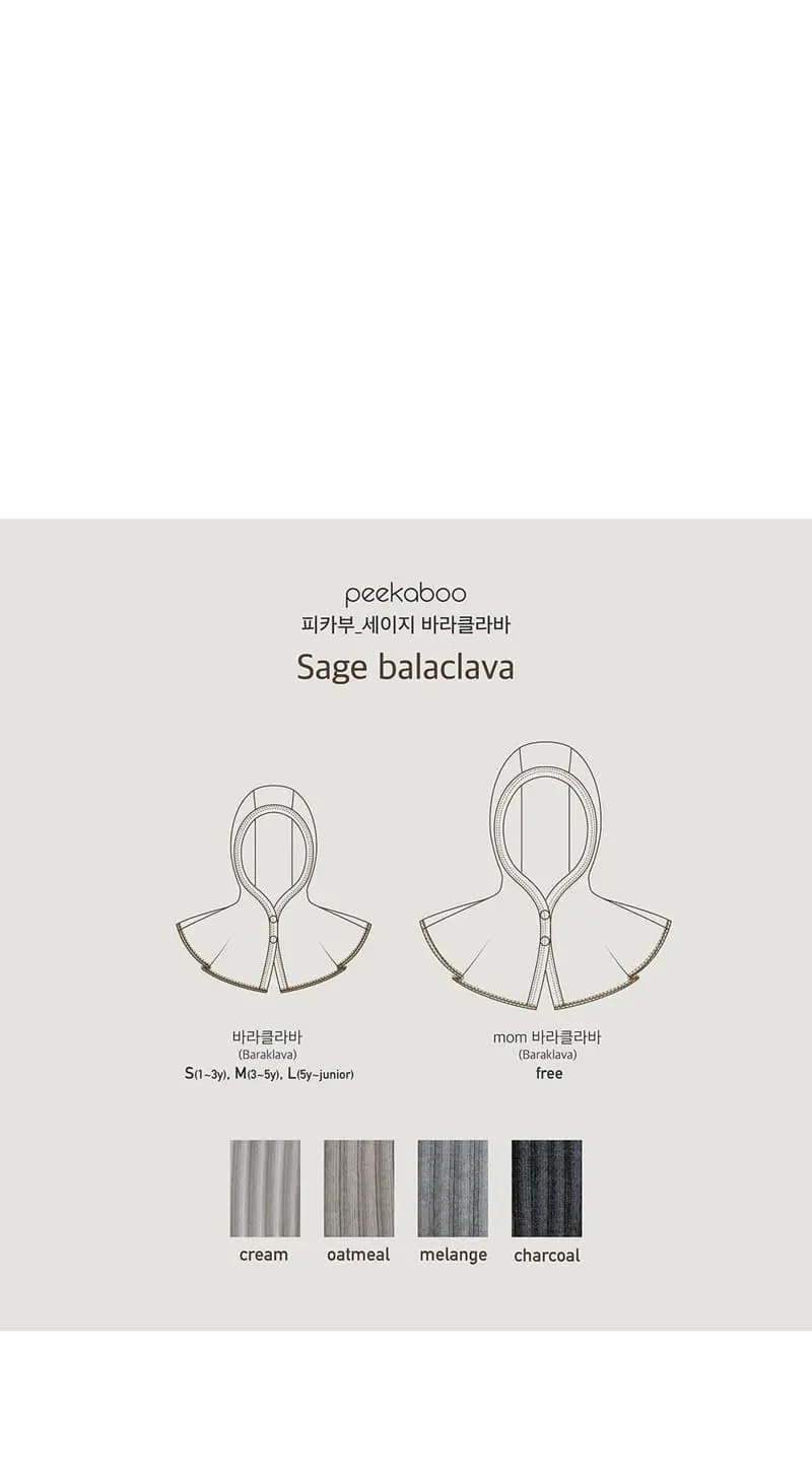 Peekaboo - Korean Women Fashion - #momslook - Sage Baraclava Mom - 5
