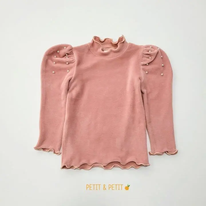 Petit & Petit - Korean Children Fashion - #Kfashion4kids - Pearl Puff Tee - 2