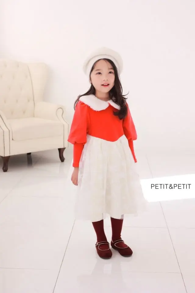 Petit & Petit - Korean Children Fashion - #kidzfashiontrend - Collar Princess One-piece - 5