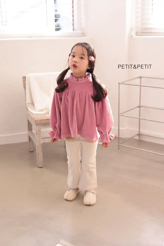 Petit & Petit - Korean Children Fashion - #kidzfashiontrend - Veloure Blouse - 3