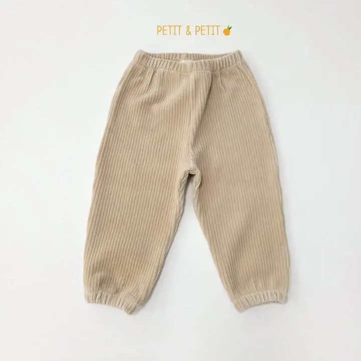 Petit & Petit - Korean Children Fashion - #littlefashionista - Veloure PAnts