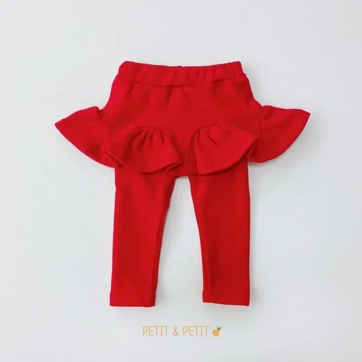 Petit & Petit - Korean Children Fashion - #magicofchildhood - Pom Skirt Leggings - 3