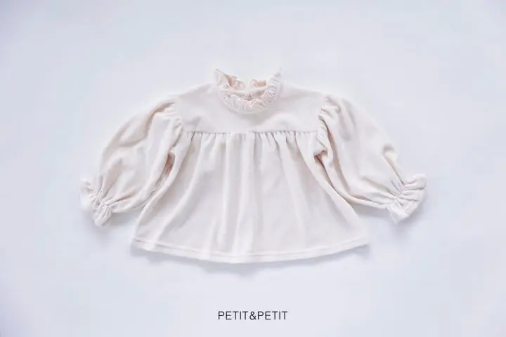 Petit & Petit - Korean Children Fashion - #minifashionista - Veloure Blouse - 7
