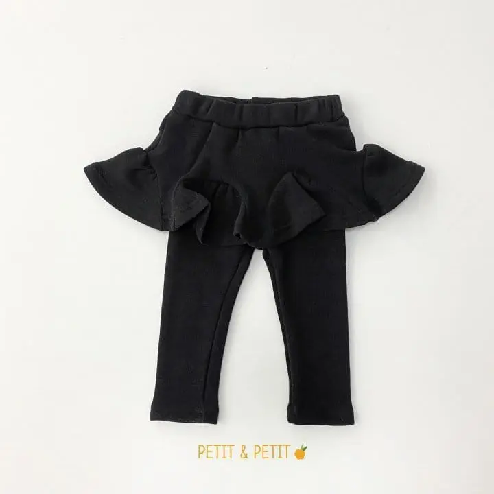 Petit & Petit - Korean Children Fashion - #magicofchildhood - Pom Skirt Leggings - 4