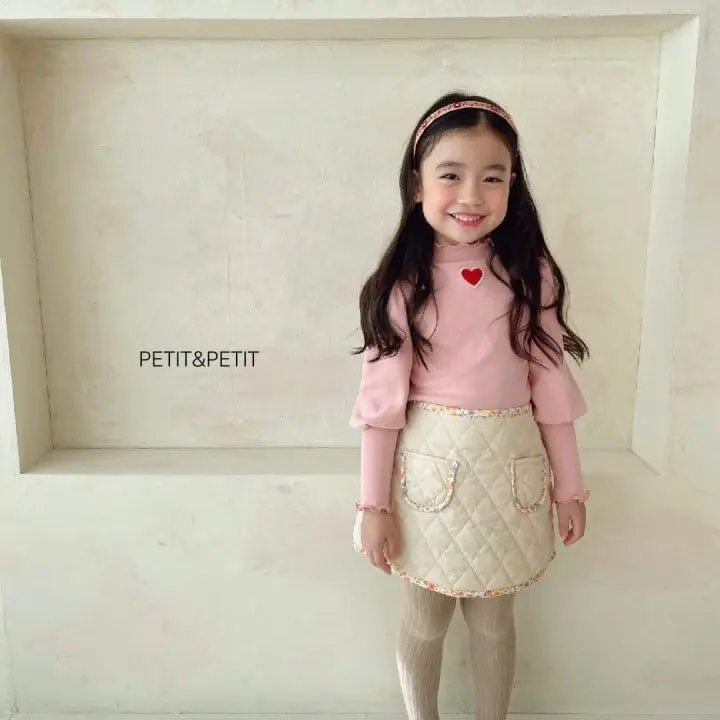 Petit & Petit - Korean Children Fashion - #minifashionista - Heart Shirring Tee - 9