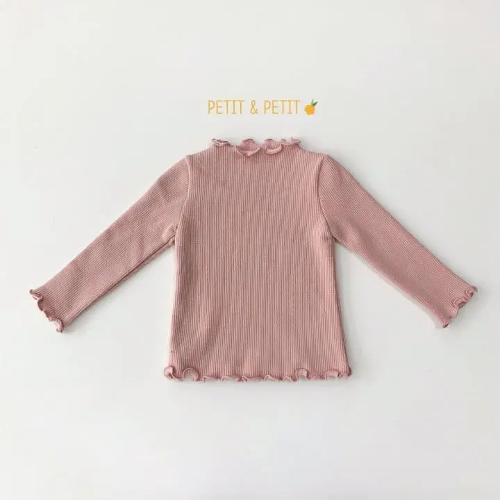 Petit & Petit - Korean Children Fashion - #minifashionista - Fleece Rib Tee - 2