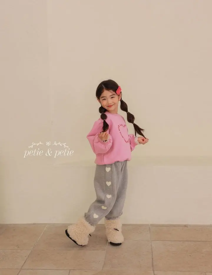 Petit & Petit - Korean Children Fashion - #prettylittlegirls - Heart Pants - 6
