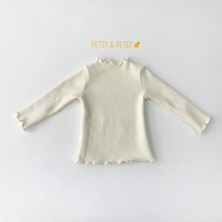 Petit & Petit - Korean Children Fashion - #prettylittlegirls - Fleece Rib Tee - 3