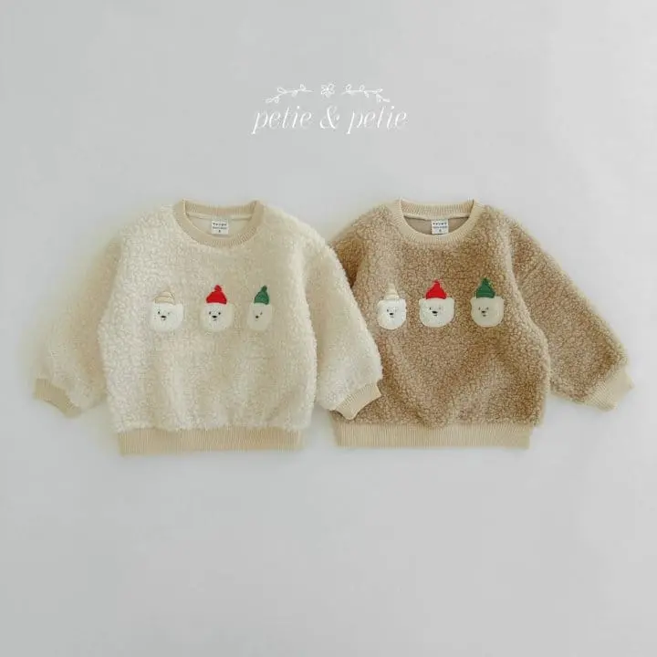 Petit & Petit - Korean Children Fashion - #toddlerclothing - Three Bear Sweatshirt - 11