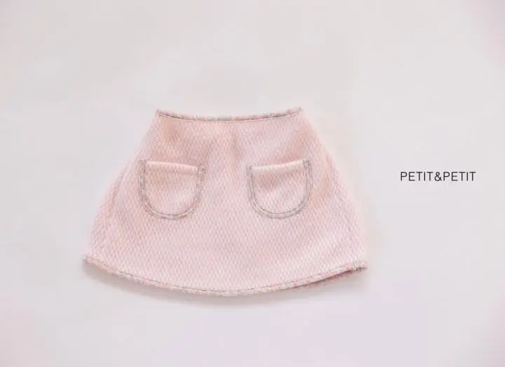 Petit & Petit - Korean Children Fashion - #toddlerclothing - Pocket Skirt