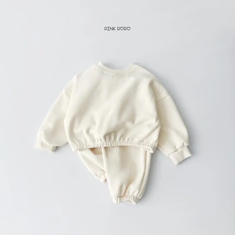 Pink Roro - Korean Children Fashion - #childofig - Idol Fleece Top Bottom Set - 7