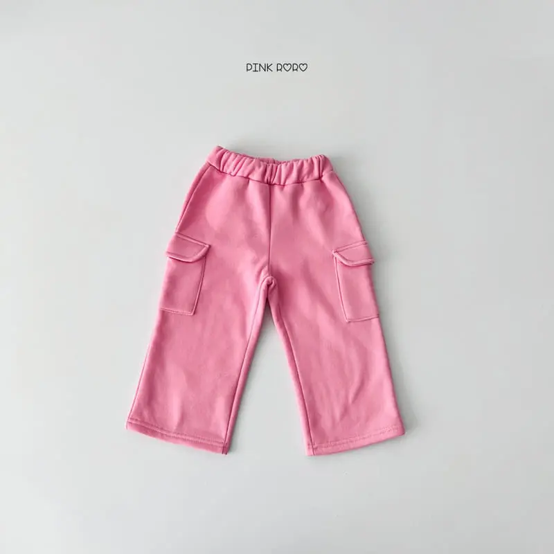Pink Roro - Korean Children Fashion - #childofig - Signiture Cargo Pants - 8