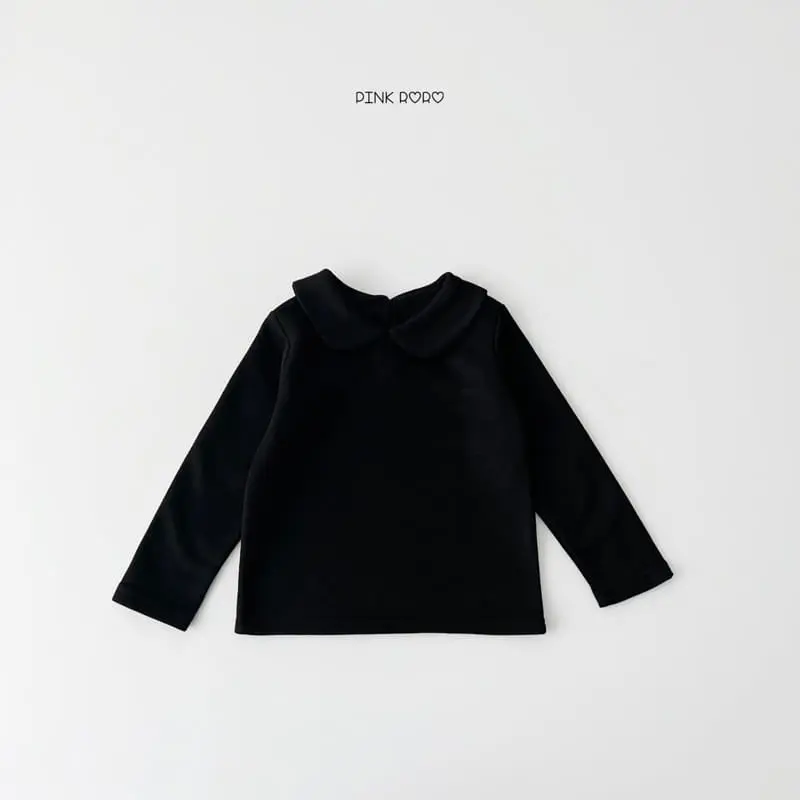 Pink Roro - Korean Children Fashion - #childofig - Lovely Collar Tee - 4