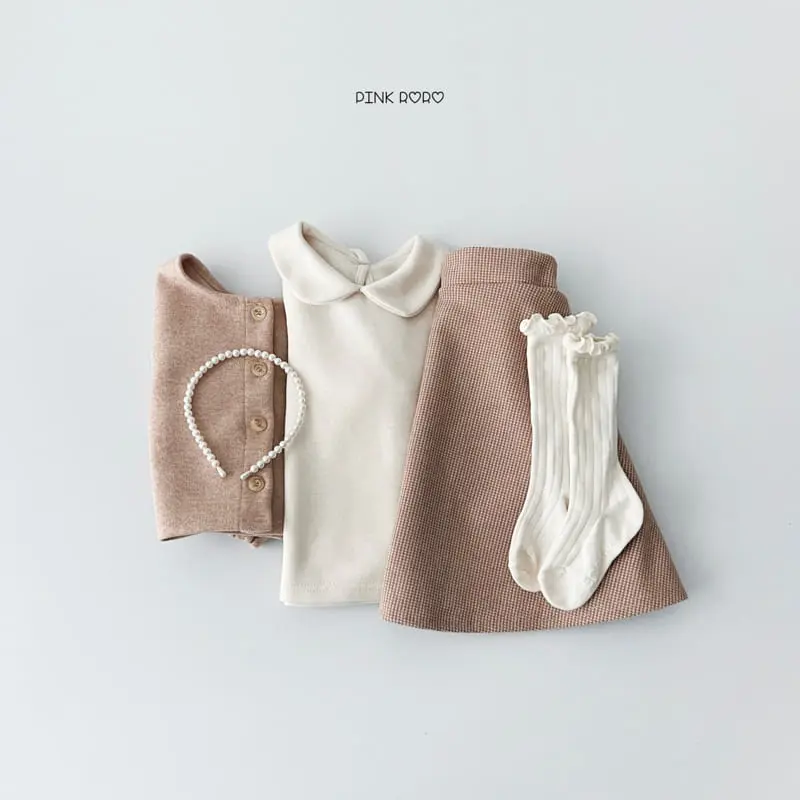 Pink Roro - Korean Children Fashion - #discoveringself - Lovely Collar Tee - 6