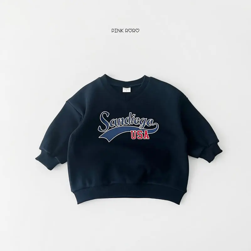 Pink Roro - Korean Children Fashion - #fashionkids - Sandiego V Neck Fleece Sweatshirt - 3