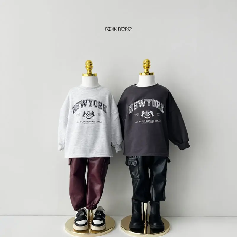 Pink Roro - Korean Children Fashion - #kidsshorts - New York Tee - 7
