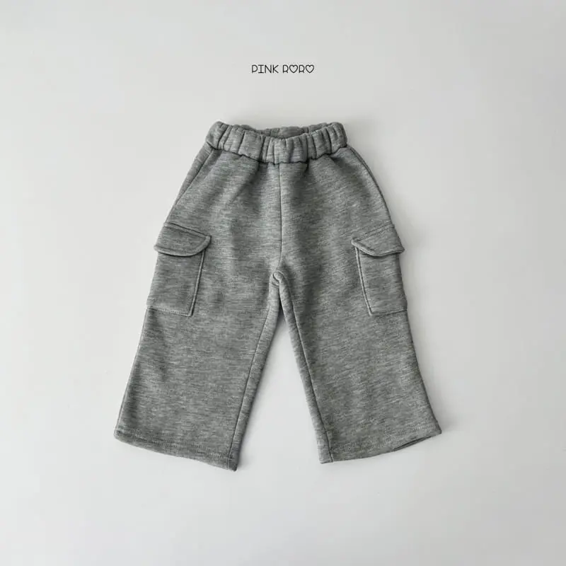 Pink Roro - Korean Children Fashion - #minifashionista - Signiture Cargo Pants - 5