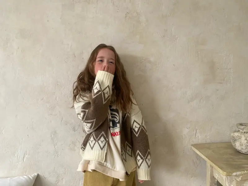 Pleanee Atelier - Korean Children Fashion - #childrensboutique - Cowichanknit Cardigan - 2