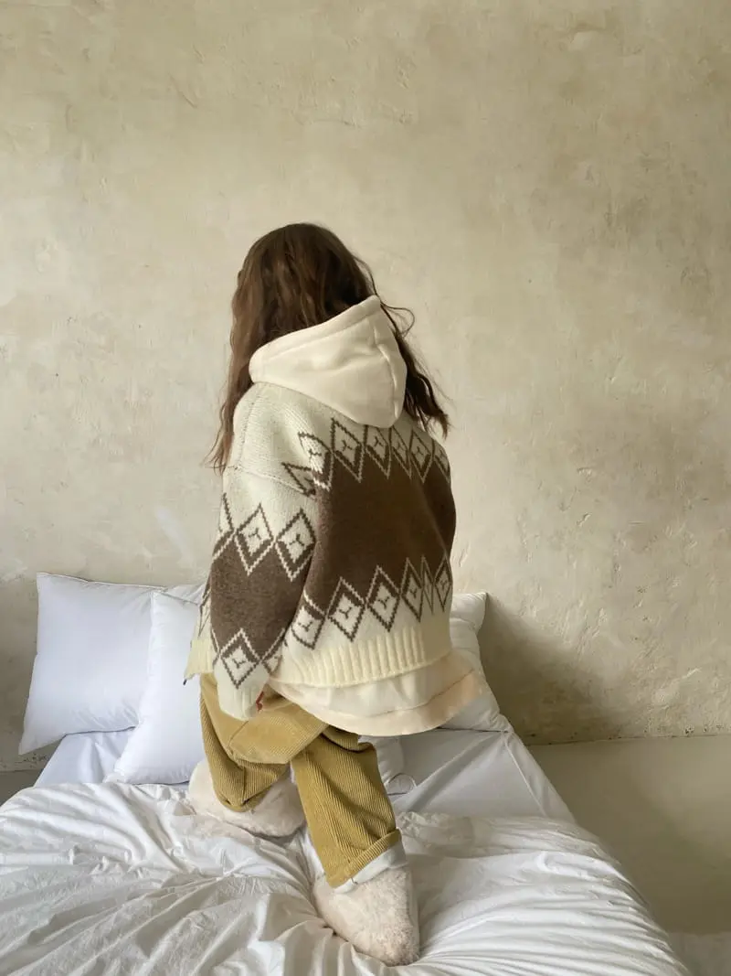 Pleanee Atelier - Korean Children Fashion - #designkidswear - Cowichanknit Cardigan - 4