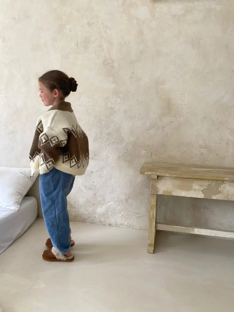 Pleanee Atelier - Korean Children Fashion - #magicofchildhood - Cowichanknit Cardigan - 11