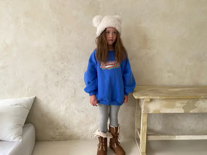 Pleanee Atelier - Korean Children Fashion - #minifashionista - Vintage Sweatshirt - 5