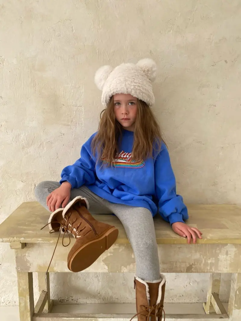 Pleanee Atelier - Korean Children Fashion - #todddlerfashion - Vintage Sweatshirt - 7