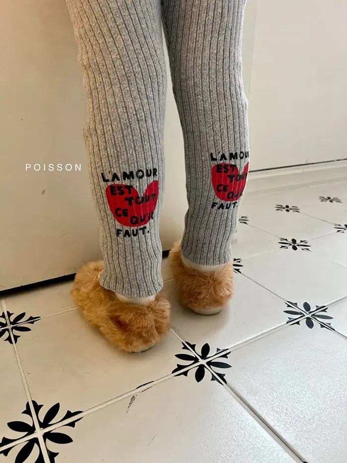 Poisson - Korean Children Fashion - #Kfashion4kids - Amor Leggings - 3