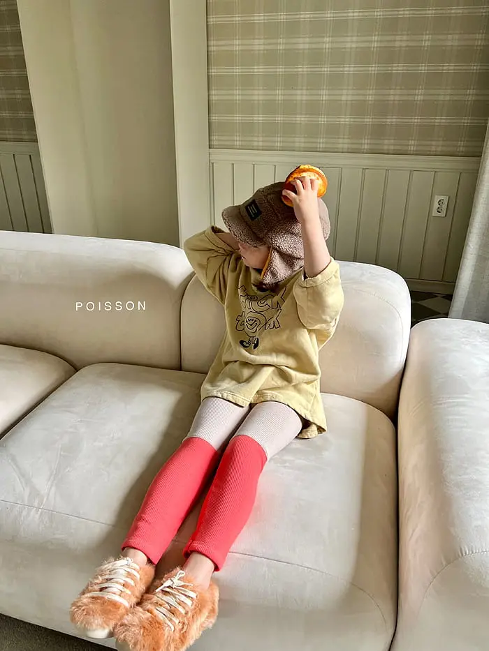 Poisson - Korean Children Fashion - #childofig - Half Leggings - 5