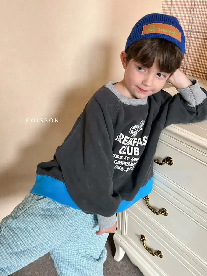 Poisson - Korean Children Fashion - #childofig - Rose Club Sweatshirt - 8