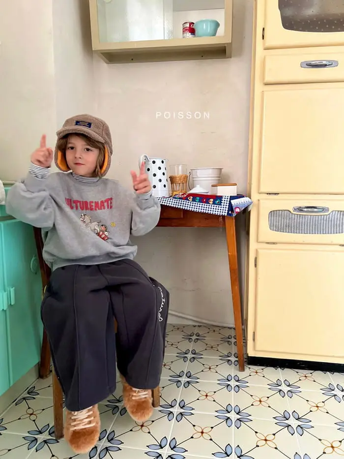 Poisson - Korean Children Fashion - #fashionkids - Mate Vintage Sweatshirt - 11